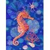 2021 Full Drill Seahorse 5d Diy Diamond Painting Kits UK