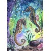 2021 Full Drill Seahorse 5d Diy Diamond Painting Kits UK