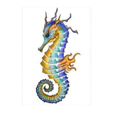 2021 Full Drill Seahorse 5d Diy Diamond Painting Kits UK