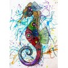 2021 Full Drill Seahorse 5d Diy Diamond Painting Kits UK