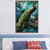2021 Peacock Full Drill Diy Diamond Painting Kits UK