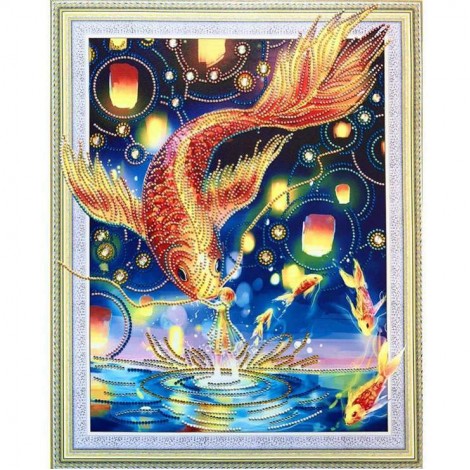 2021 Fish Full Drill Diy Diamond Painting Kits UK