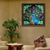 2021 Peacock Full Drill Diy Diamond Painting Kits UK