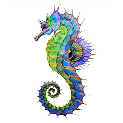 2021 Hippocampi Full Drill Diy Diamond Painting Kits UK