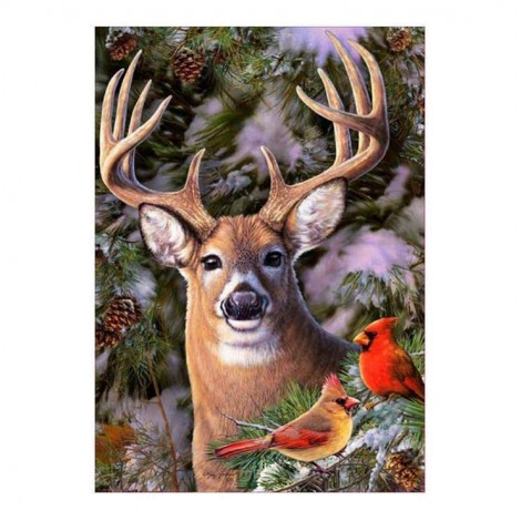 2021 Deer Full Drill Diy 5d Diamond Painting Kits UK 