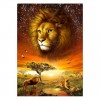 2021 Lion Full Drill Diy 5d Diamond Painting Kits UK