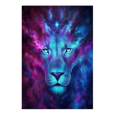 2021 Lion Full Drill Diy 5d Diamond Painting Kits UK