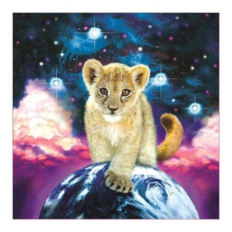 2021 Lion Full Drill Diy 5d Diamond Painting Kits UK
