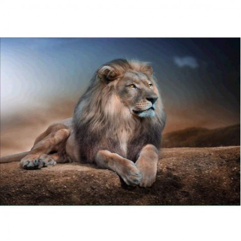 2021 Lion Full Drill Diy 5d Diamond Painting Kits UK 