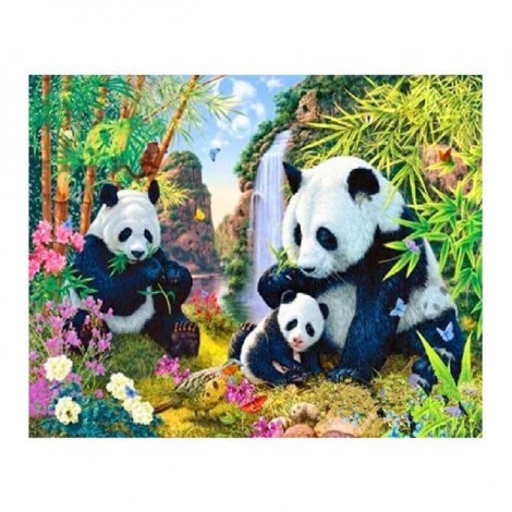 2021 Panda Full Drill Diy Diamond Painting Kits UK 