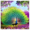 2021 Peacock Full Drill Diy Diamond Painting Kits UK