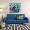 2021 Peacock Full Drill Diy Diamond Painting Kits UK