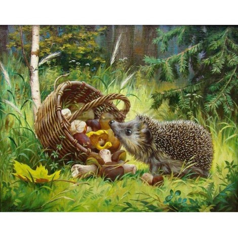 2021 Hedgehog Full Drill 5d Diy Diamond Painting Kits 