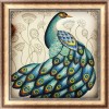 2021 Peacock Full Drill Diy Diamond Painting Kits UK