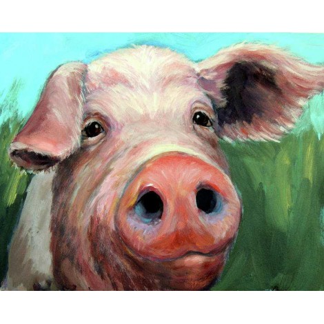 2021 Pig Diy Diamond Painting Kits UK 