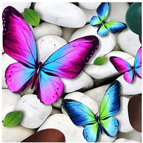 2021 Butterfly Full Drill Diy Diamond Painting Kits UK