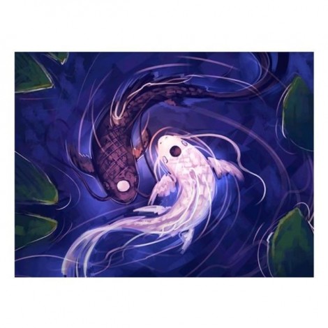 2021 Fish Full Drill Diy Diamond Painting Kits UK