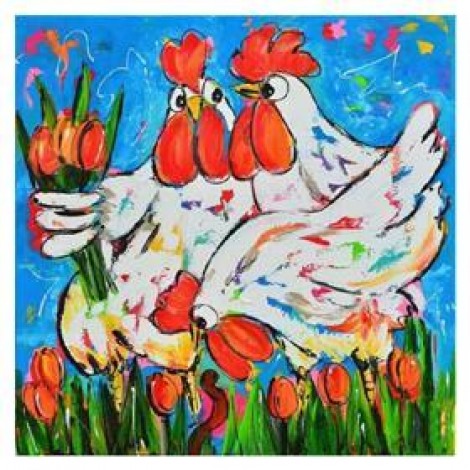 2021 Cock Full Drill Diy Diamond Painting Kits