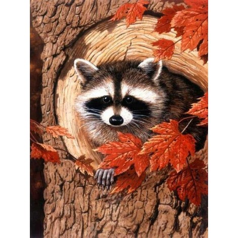 2021 Raccoon Full Drill Diy Diamond Painting Kits UK