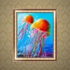2021 Jellyfish Full Drill Diy Diamond Painting Kits UK 