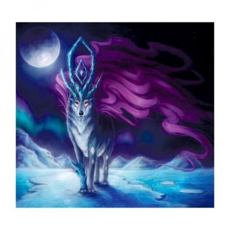 2021 Wolf Diy Diamond Painting Kits UK 