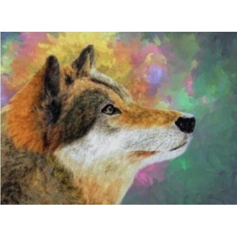 2021 Wolf Diy Diamond Painting Kits UK