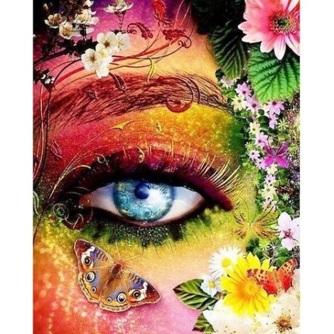 2021 Eyes Full Drill Diy Diamond Painting Kits UK