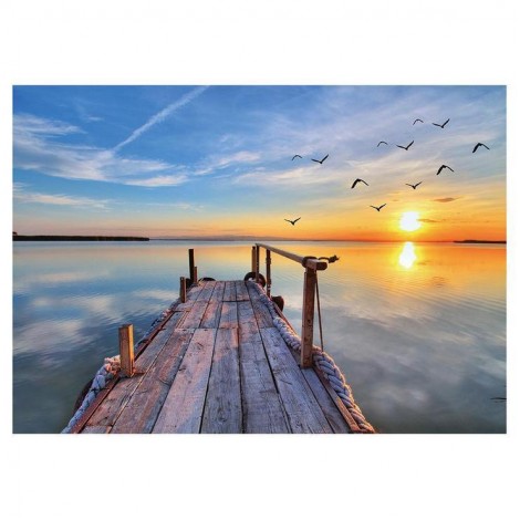 2021 Sunset Full Drill Diy Diamond Painting Kits