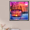 2021 Sunset Full Drill Diy Diamond Painting Kits 