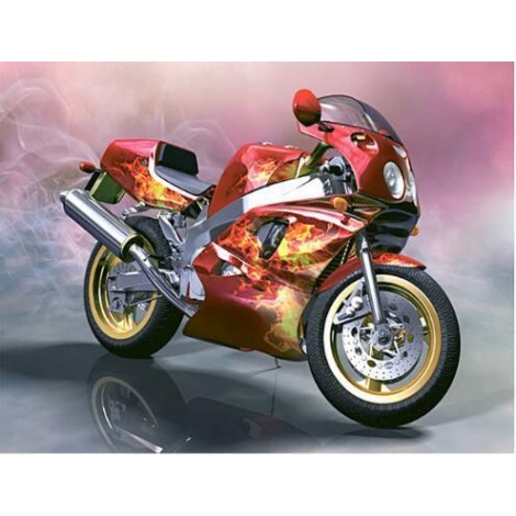 2021 Motorcycle Full Drill Diy Diamond Painting Kits