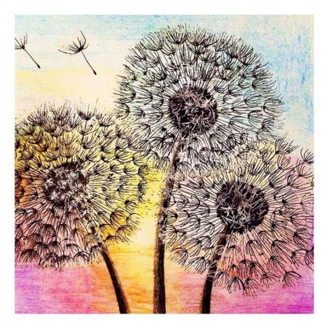 2021 Dandelion Full Drill Diy Diamond Painting Kits UK