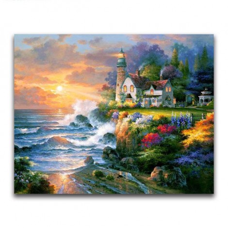 2021 Lighthouse Full Drill 5d Diy Diamond Painting Kits