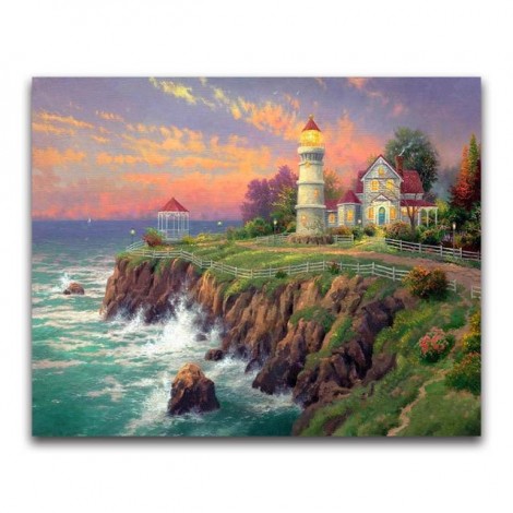 2021 Lighthouse Full Drill 5d Diy Diamond Painting Kits