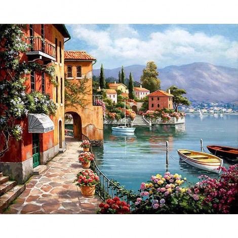 2021 Full Drill Landscape 5d Diy Diamond Painting Kits UK