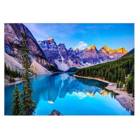 2021 Mountain Lake Diy 5d Diamond Painting Kits UK