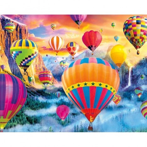 2021 Hot Air Balloon Full Drill Diy Diamond Painting Kits 