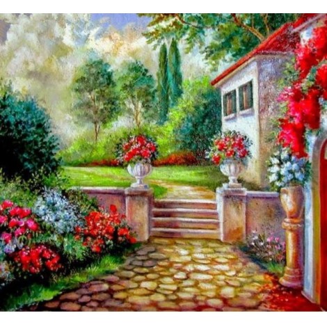 2021 Garden Full Drill Diy Diamond Painting Kits UK