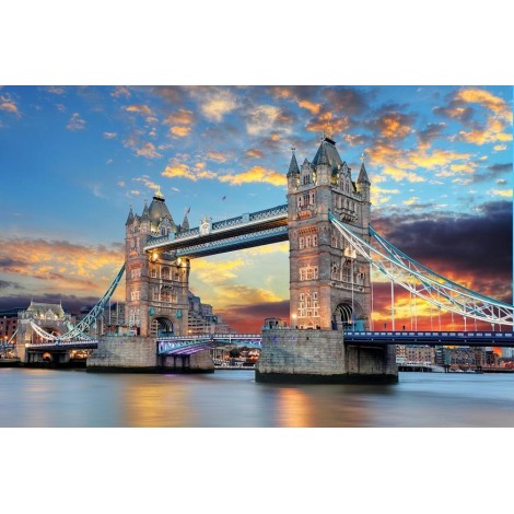 2021 London Thames Bridge DIY Diamond Painting Kits 