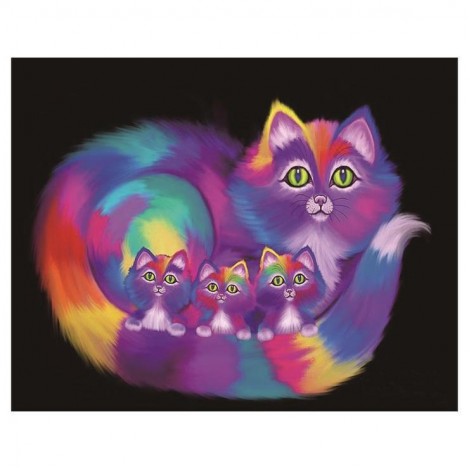 2021 Cat Diy Diamond Painting Kits UK