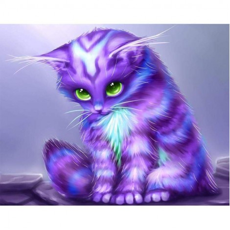 2021 Cat Diy Diamond Painting Kits UK 