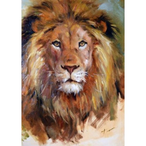2021 Lion Full Drill Diy 5d Diamond Painting Kits UK