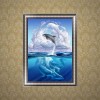2021 Dolphin Full Drill Diy Diamond Painting Kits UK