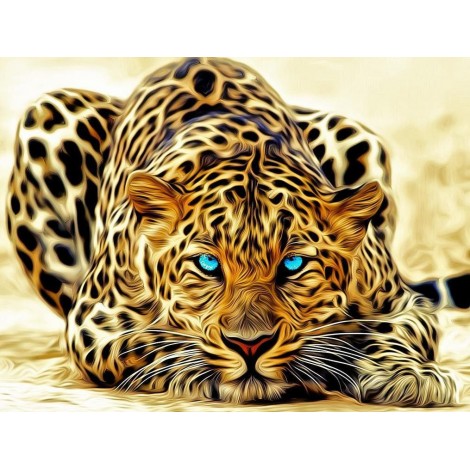 2021 Leopard Full Drill Diy Diamond Painting Kits UK