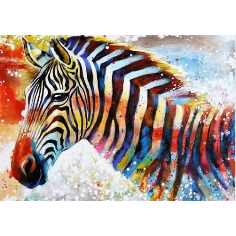 2021 Zebra Full Drill Diy Diamond Painting Kits UK