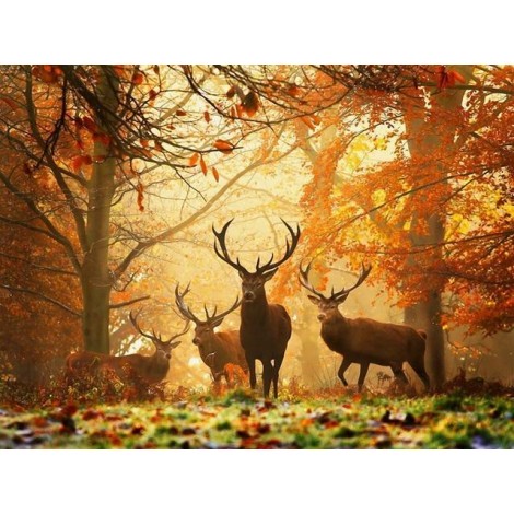 2021 Deer Full Drill Diy 5d Diamond Painting Kits UK 