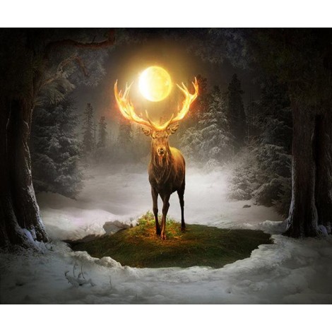 2021 Deer Full Drill Diy 5d Diamond Painting Kits UK