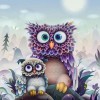 2021 Owl Full Drill Diy Diamond Painting Kits 