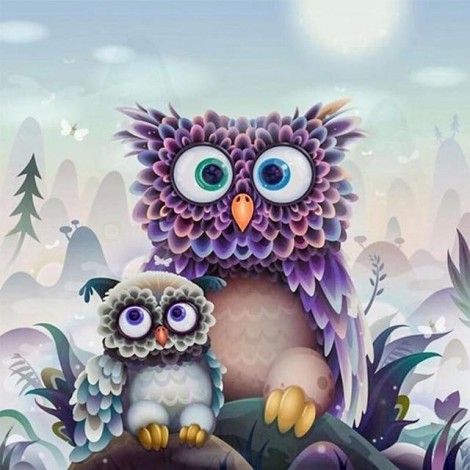 2021 Owl Full Drill Diy Diamond Painting Kits 