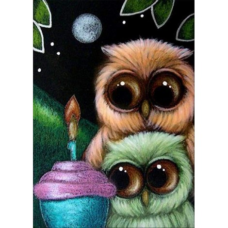 2021 Owl Full Drill Diy Diamond Painting Kits
