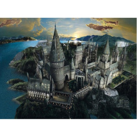 2021 Castle Full Drill Diy Diamond Painting Kits UK 